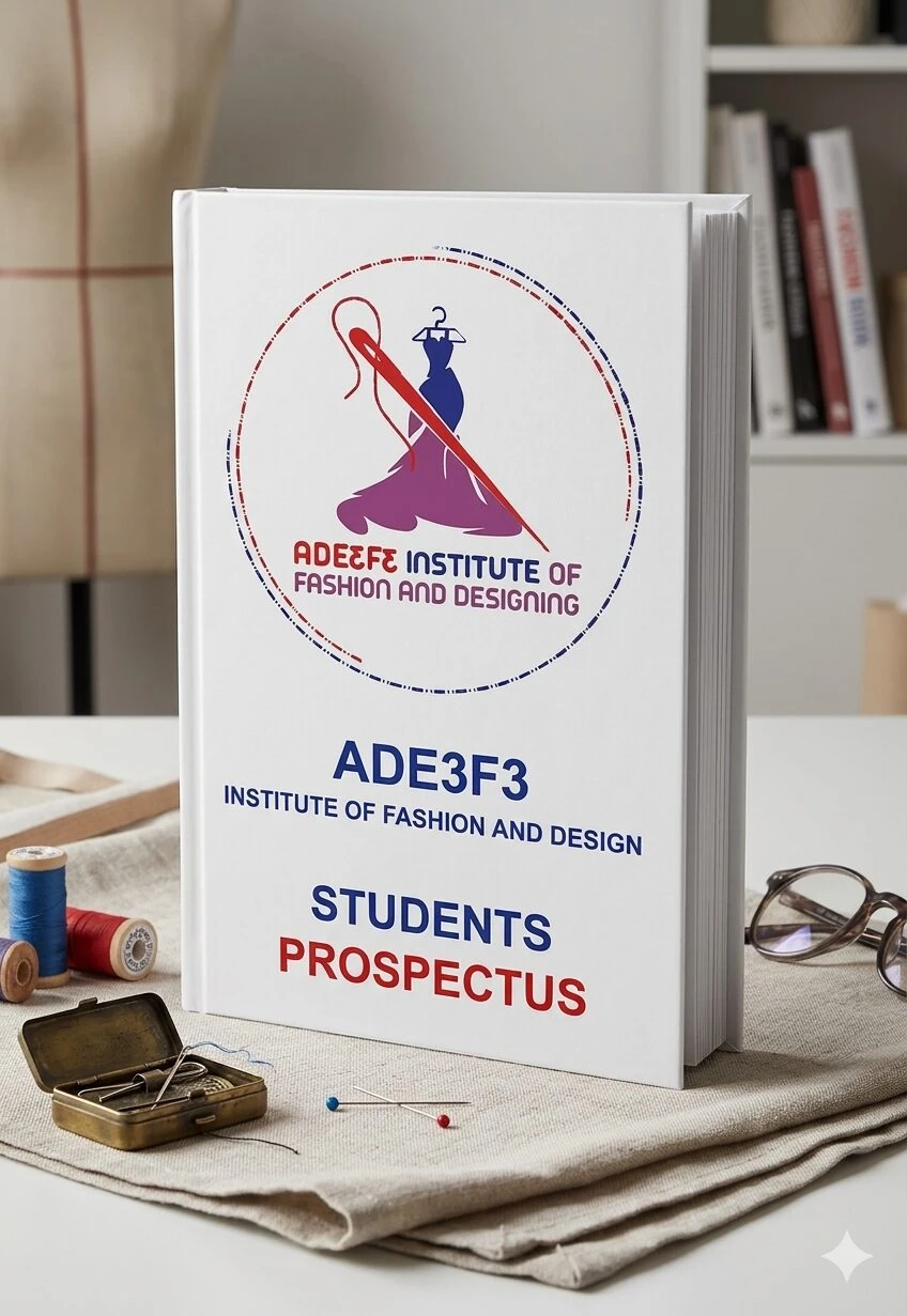 Cover of the Ade3f3 Institute student prospectus